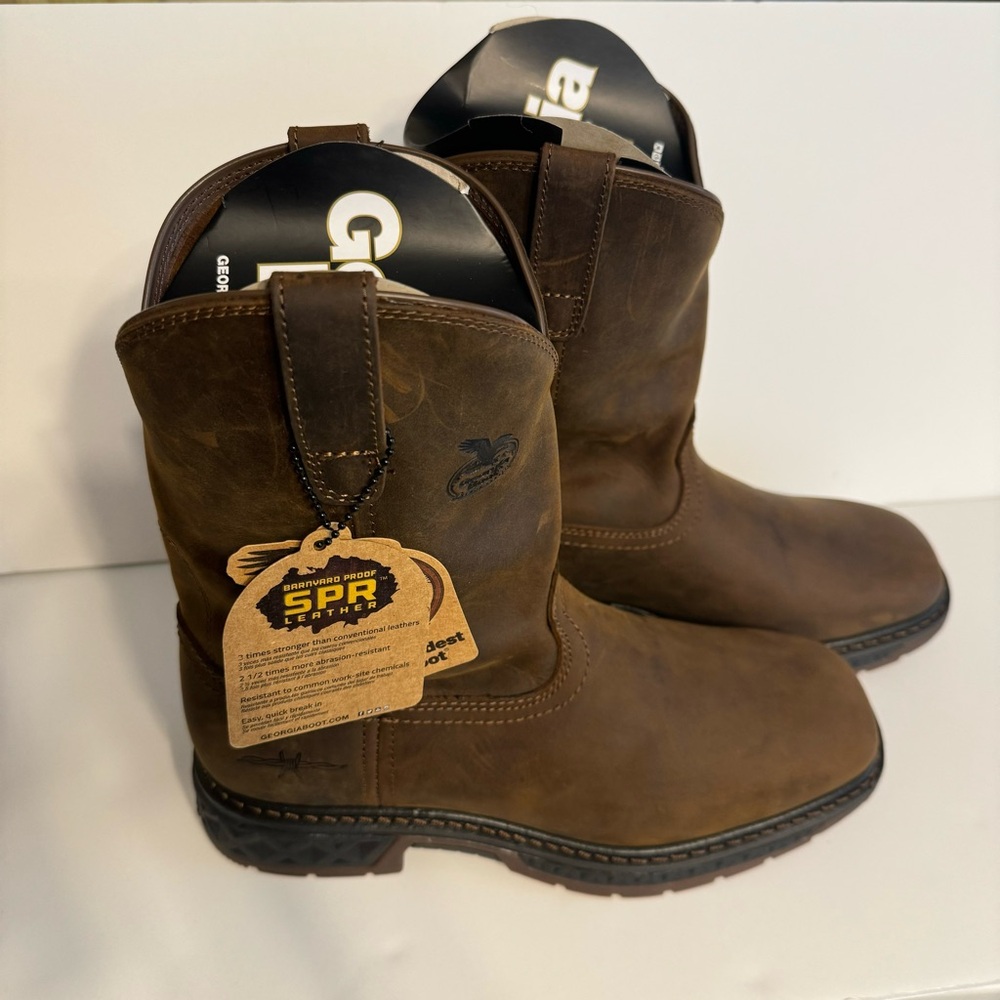 Georgia Boot Carbo-Tec LT Pull-On Boot Men’s size 10.5 Wide